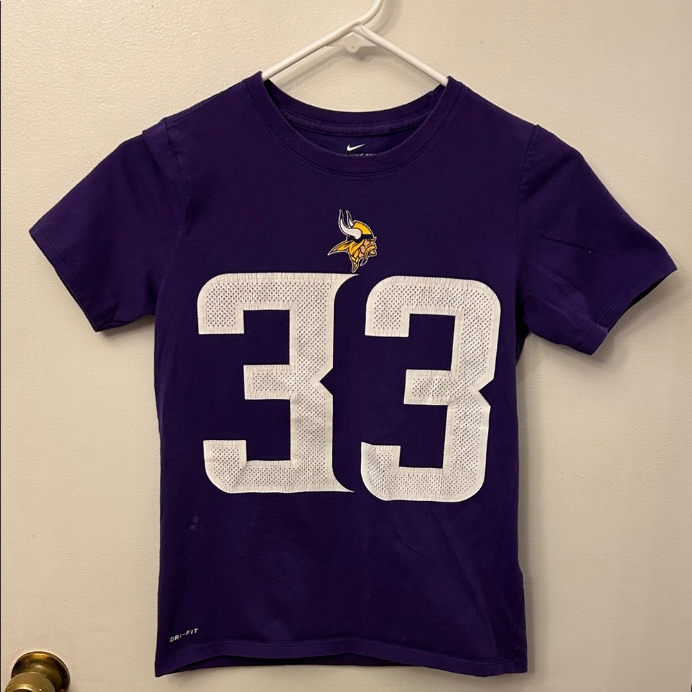 Nike Vikings T-shirt Purple Size Medium - Picture 1 of 5